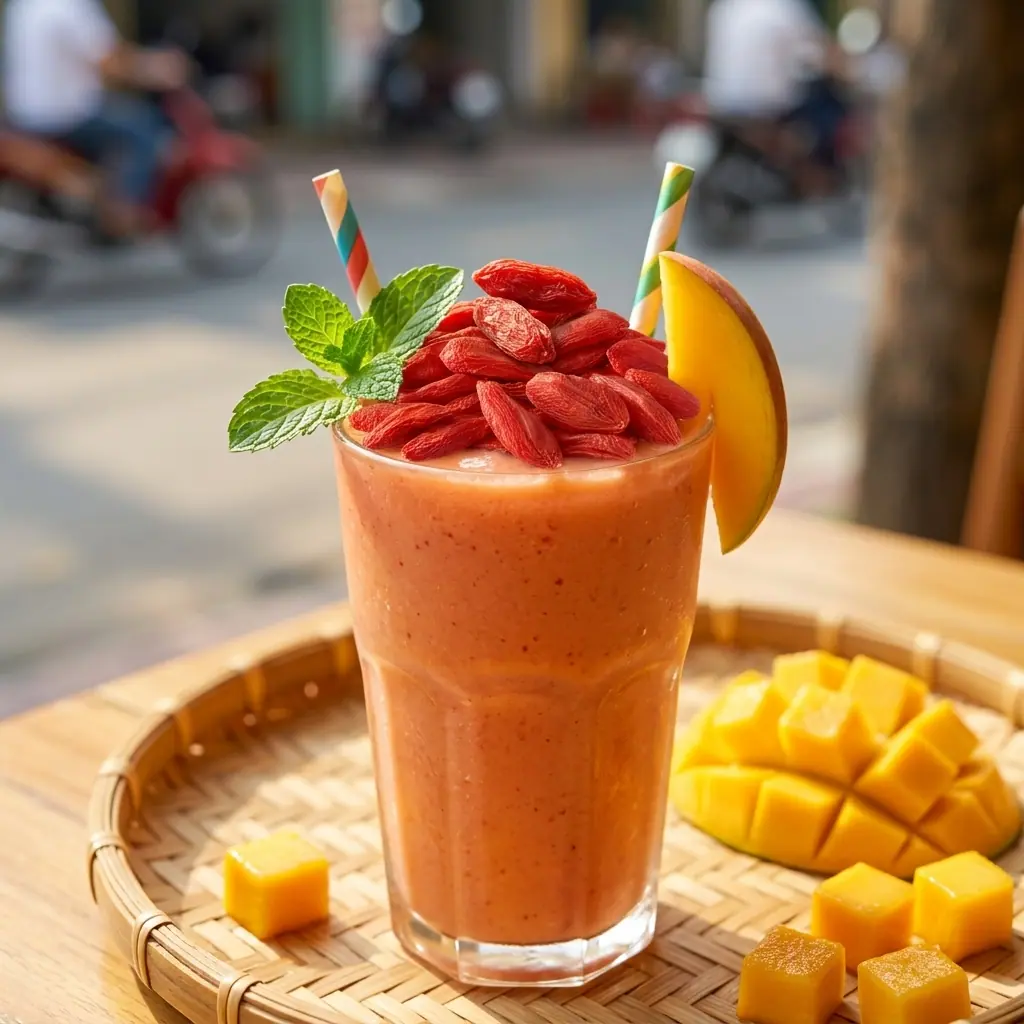 Sinh tố trái cây kỷ tử
